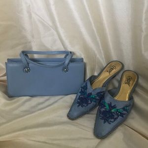 CARLOS SANTANA SHOES + MAGGIE SWEET HANDBAG